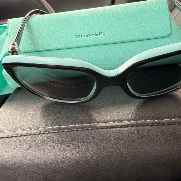 Tiffany & Co. Black and Mint Sunglasses display picture 2